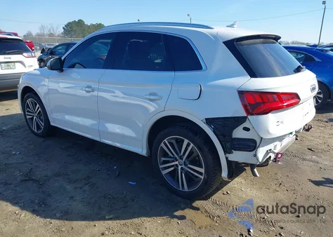 2020 Audi Q5 Premium Plus 55 Tfsi E Quattro S Tronic from USA, damaged, VIN WA1E2AFY1L2044286